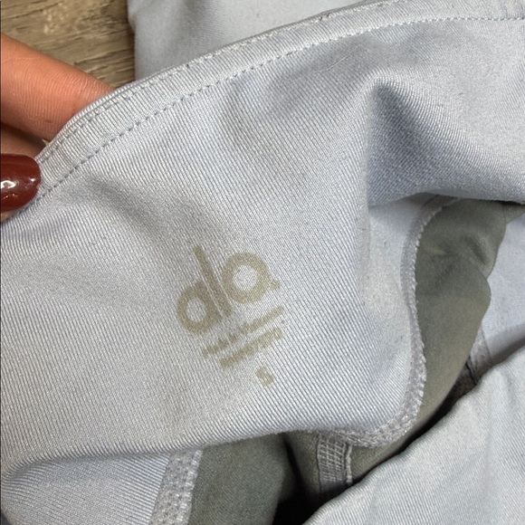 ALO Yoga Women’s High-Waisted Goddess Leggings in Sky Blue & Heather Gray S - Picture 4 of 12